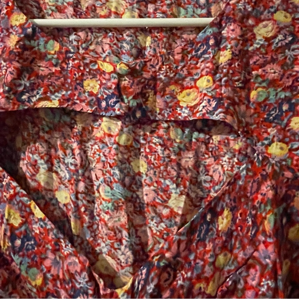 LULUS red floral cutout mini dress-large NWT - Picture 6 of 11